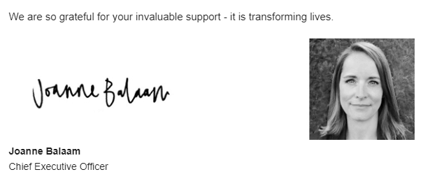 Mercy Ships donation 03.02.2023 2